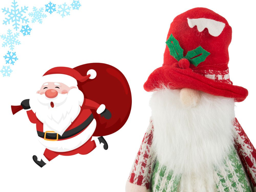 30 cm spoku apgaismots LED putnu Ziemassvētku eglītes rūķīši