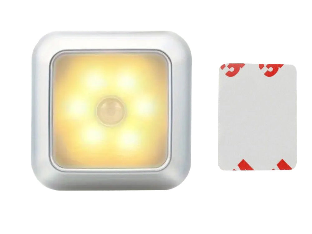 Pašlīmējošs kustību detektora kāpņu naktslampiņa LED