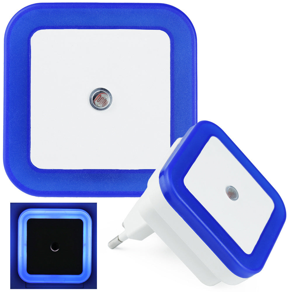 Naktslampiņa kontakta krēslas sensoram ar iespraužamu LED naktslampiņu