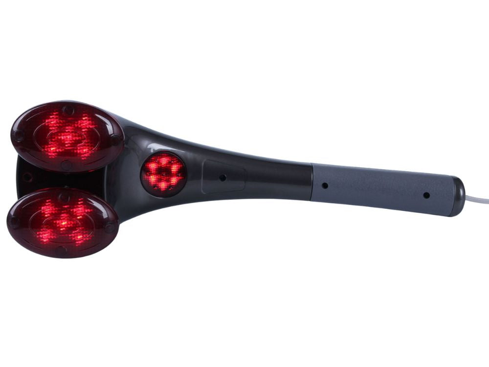 Divkārši vibrējošs ķermeņa masieris sildošam celulīta samazināšanai