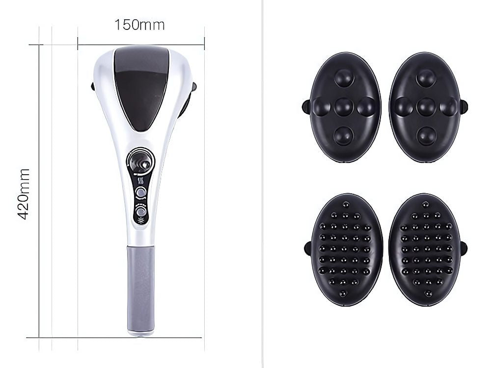 Divkārši vibrējošs ķermeņa masieris sildošam celulīta samazināšanai