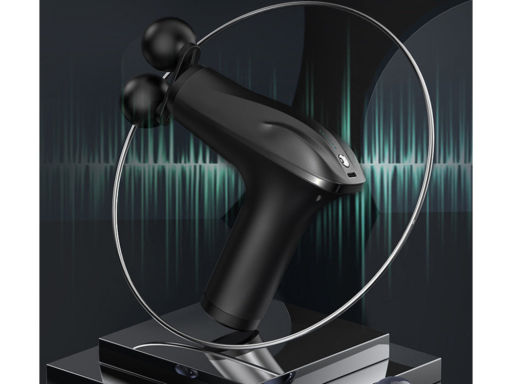 Muguras masāžas pistoles ķermeņa kāju masieris spēcīgs masāžas pistoles 4 uzgaļi