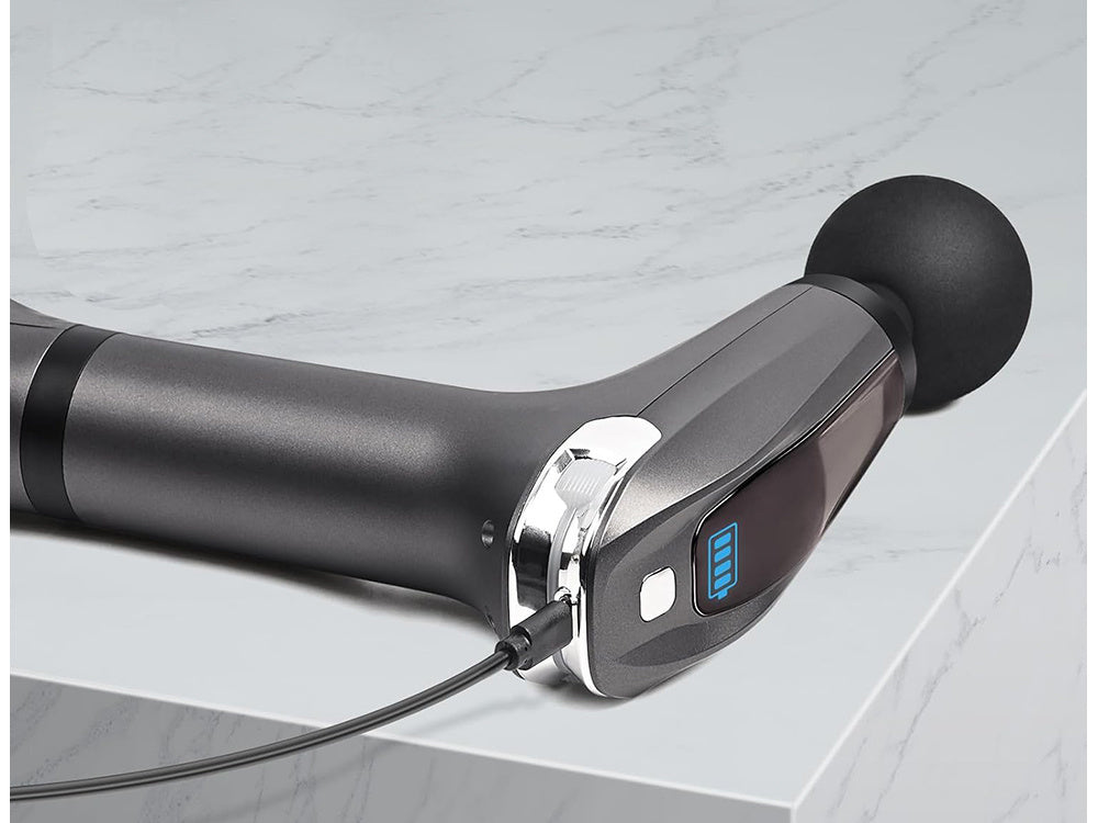 Muguras masāžas pistoles ķermeņa kāju masieris spēcīgs masāžas pistoles 4 uzgaļi