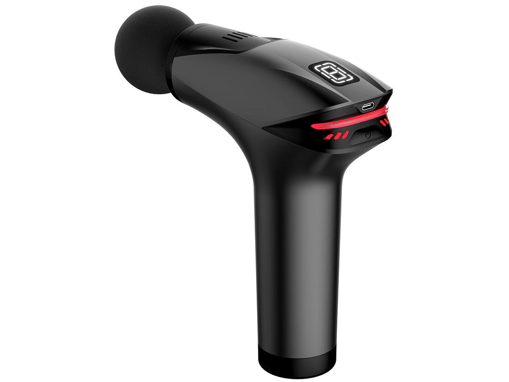 Muguras masāžas pistoles ķermeņa kāju masieris spēcīgs masāžas pistoles 5 uzgaļi