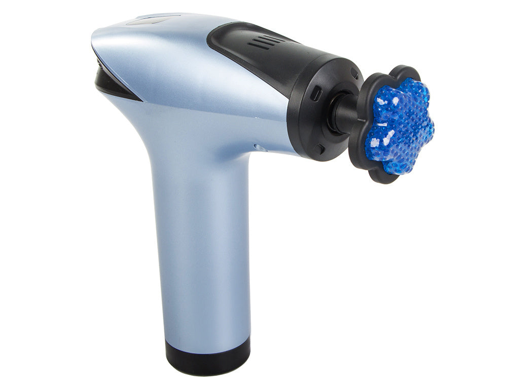 Muguras masāžas pistoles ķermeņa kāju masieris spēcīgs masāžas pistoles 5 uzgaļi