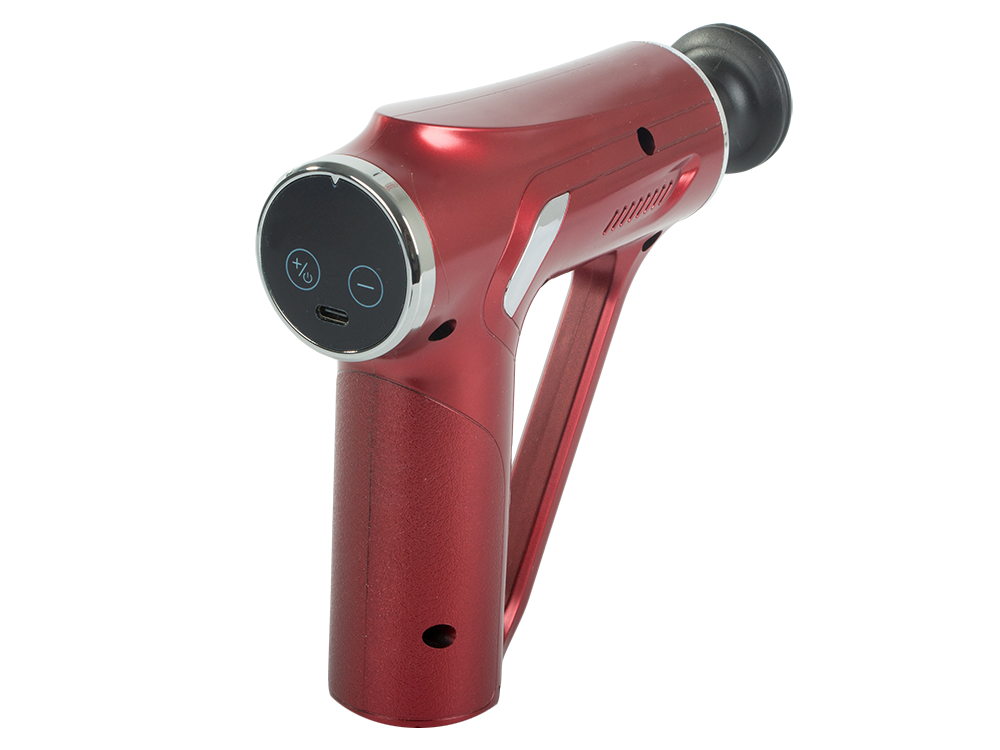 Muguras masāžas pistoles ķermeņa kāju masieris spēcīgs masāžas pistoles 4 uzgaļi