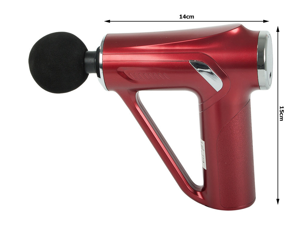 Muguras masāžas pistoles ķermeņa kāju masieris spēcīgs masāžas pistoles 4 uzgaļi