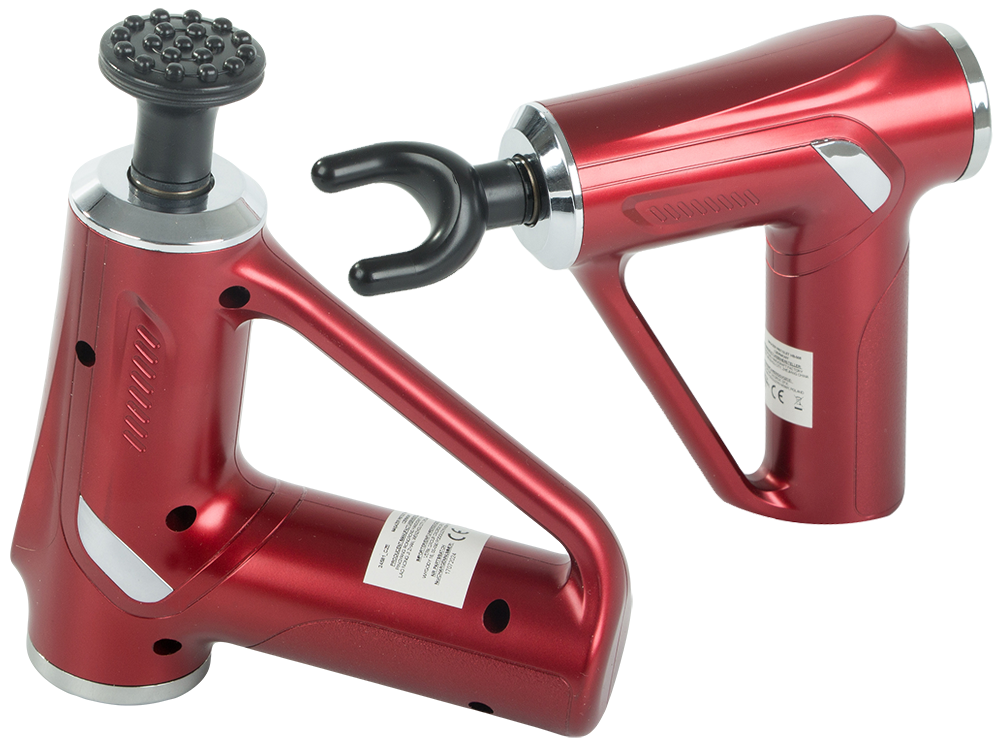 Muguras masāžas pistoles ķermeņa kāju masieris spēcīgs masāžas pistoles 4 uzgaļi