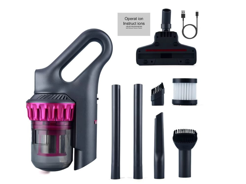Vertikālais putekļsūcējs bez maisiņa, rokas 2in1, 100w, 4 hepa uzgaļi