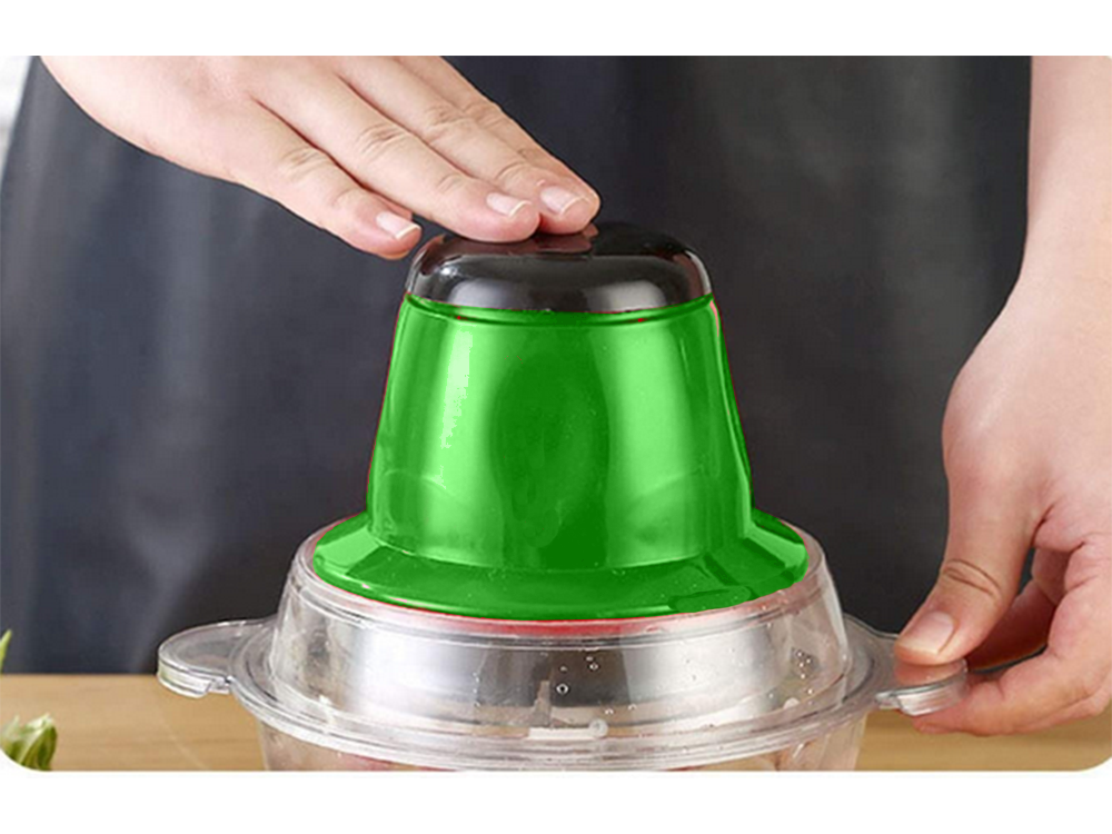 Elektriskais dārzeņu smalcinātājs gaļas griezējs