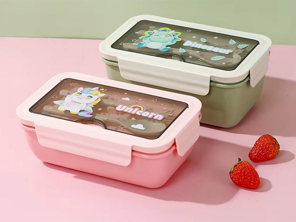 Pusdienu kastes brokastu trauks skolas galda piederumiem