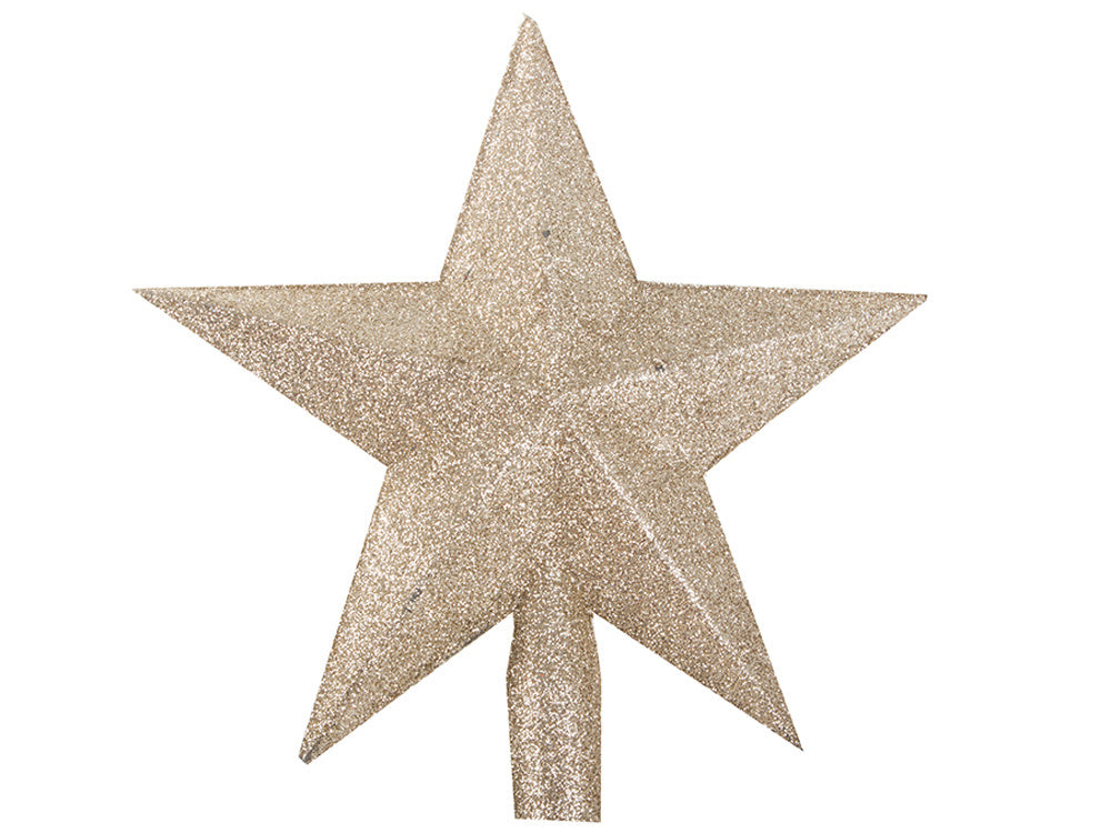 Ziemassvētku eglītes rotājumi Ziemassvētki zelta mirdzumi zvaigzne mirdzums 8 / 6 / 5