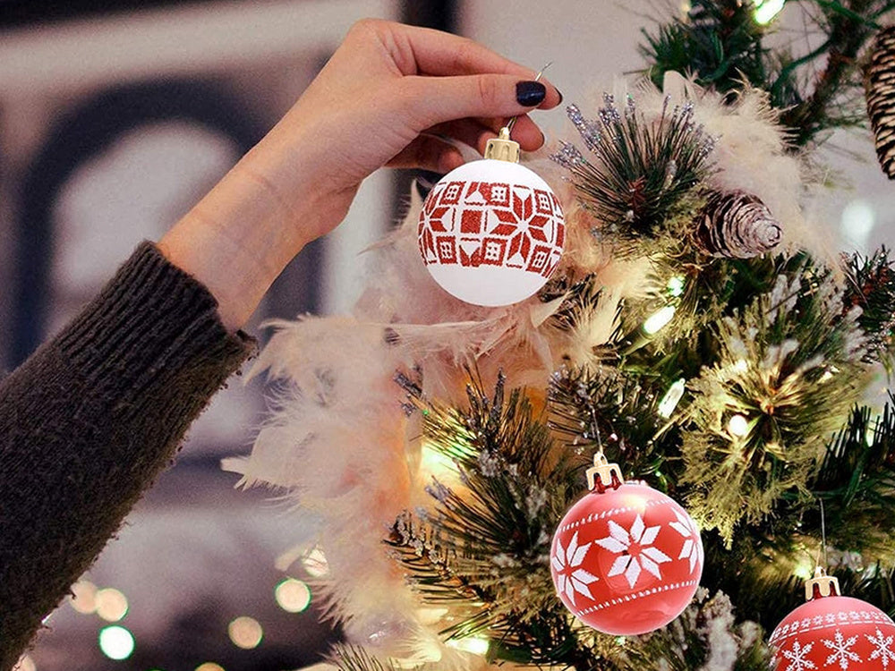 5 cm choynight bumbiņu komplekts, 30 izmēru, neplīstoši rotājumi