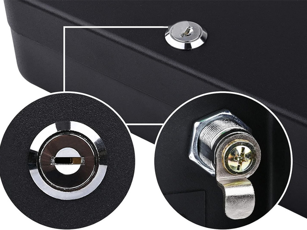 Atslēgu seifs metāla korpusā, aizslēdzams 20 atslēgu pakaramajiem ar āķiem