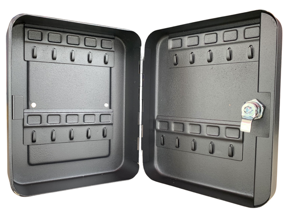 Atslēgu seifs metāla korpusā, aizslēdzams 48 atslēgu pakaramajiem ar āķiem