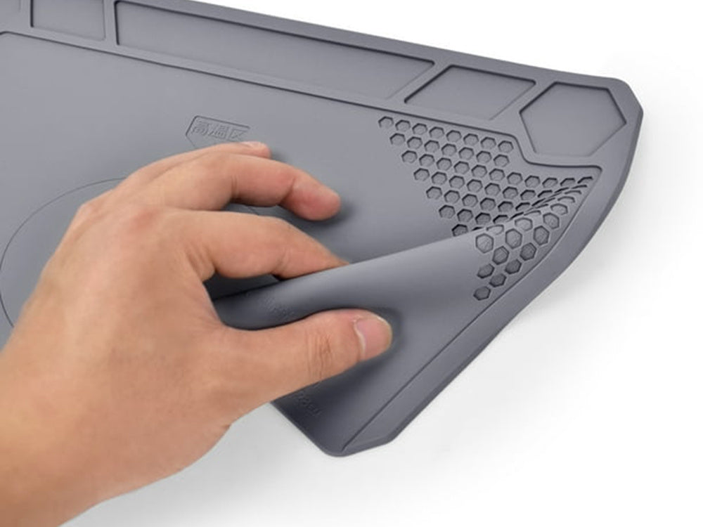 Silikona pildspalvu organizators ar lielu spilventiņu, 35 cm x 25 cm