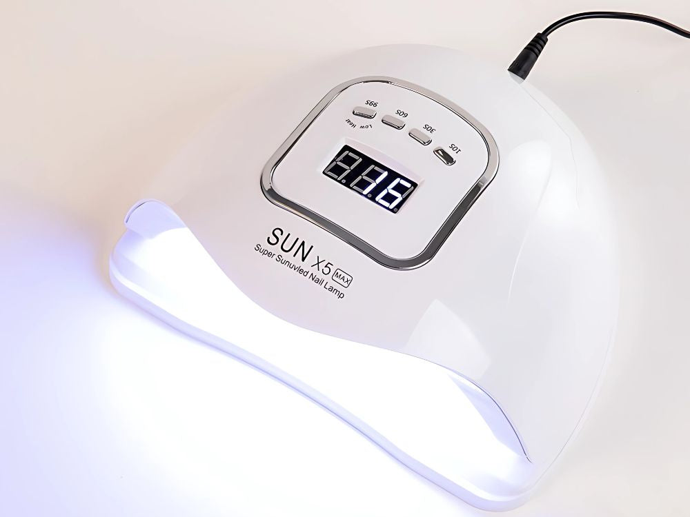 Nagu lampa 46 LED UV 150W hibrīdgēliem Strong Sun X5 Max LCD