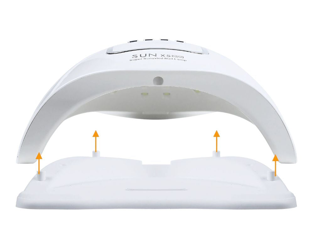 Nagu lampa 46 LED UV 150W hibrīdgēliem Strong Sun X5 Max LCD