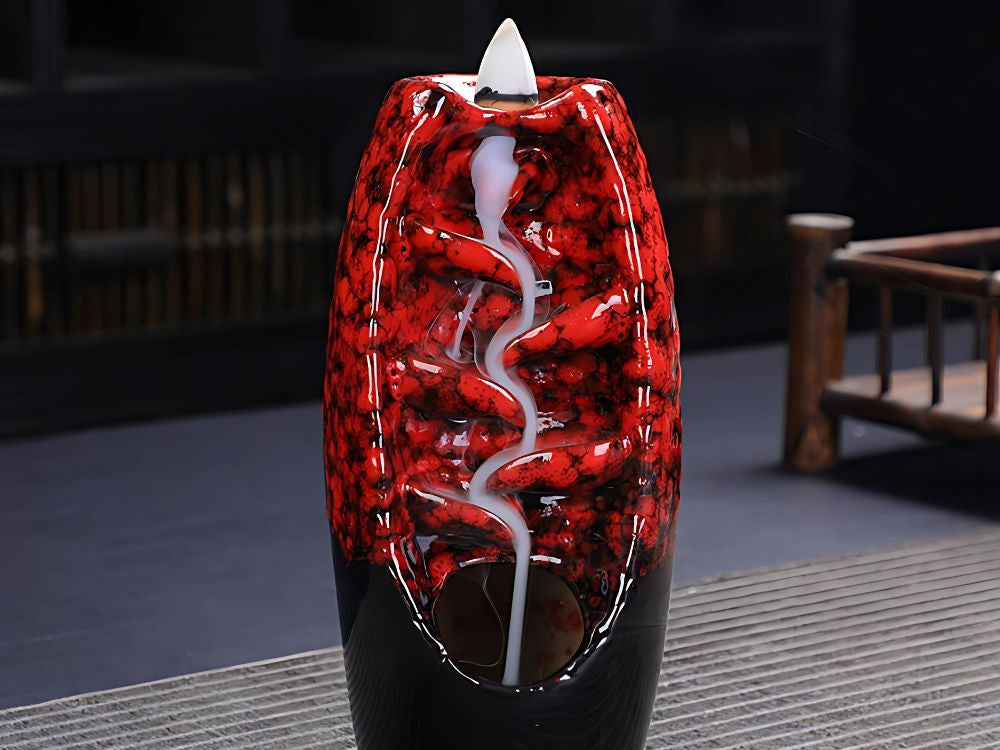 Aromātiska keramikas kamīna ūdenskrituma vīraka aromterapija + 10 daktis