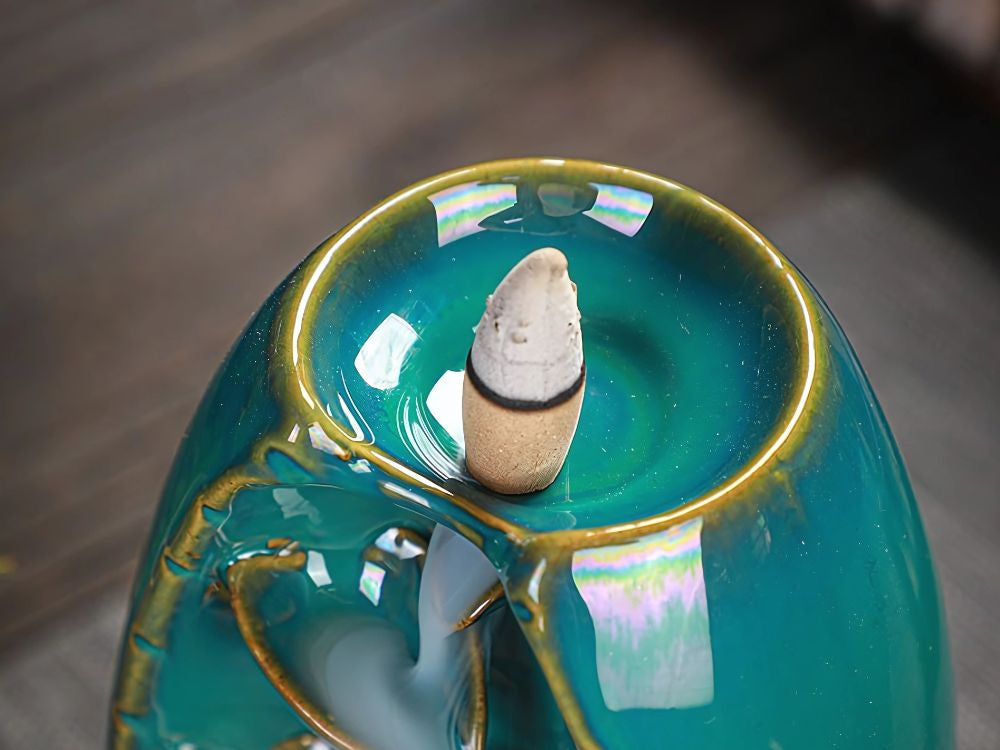 Aromātiska keramikas kamīna ūdenskrituma vīraka aromterapija + 10 daktis