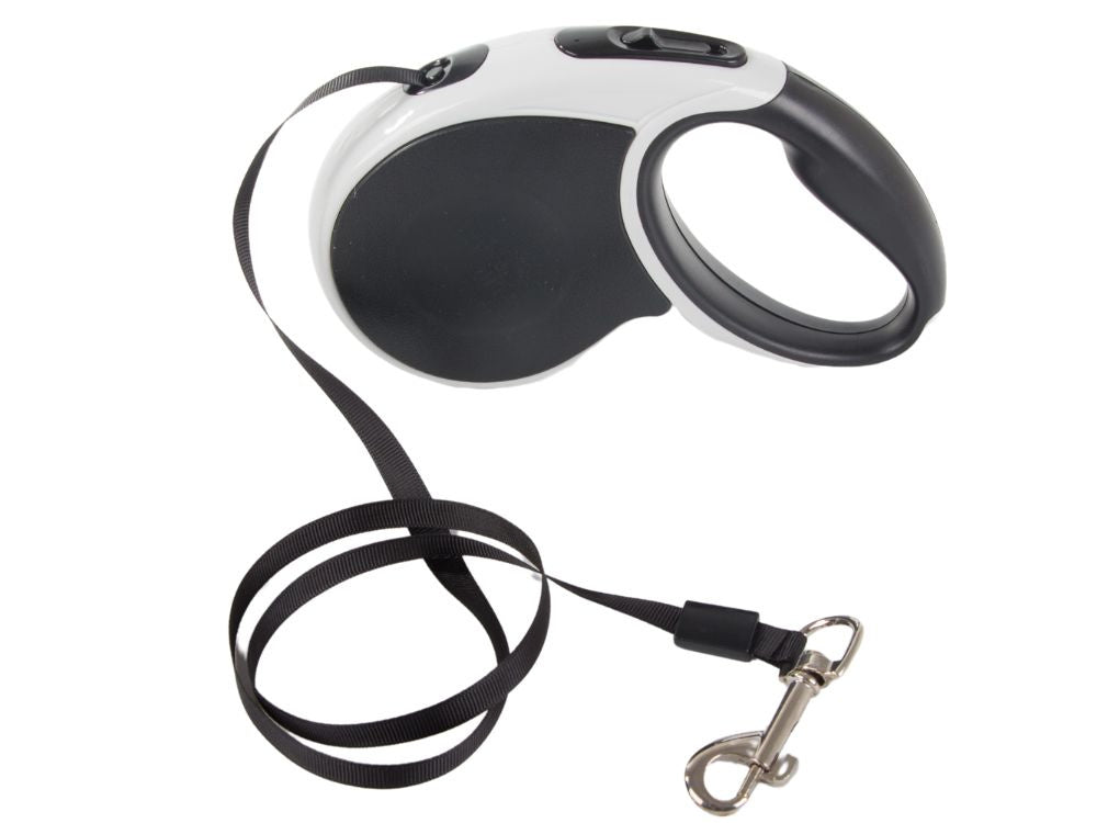 Automātiska pavada 5 m gara sunim līdz 15 kg ar spēcīgu un garu slēdzeni