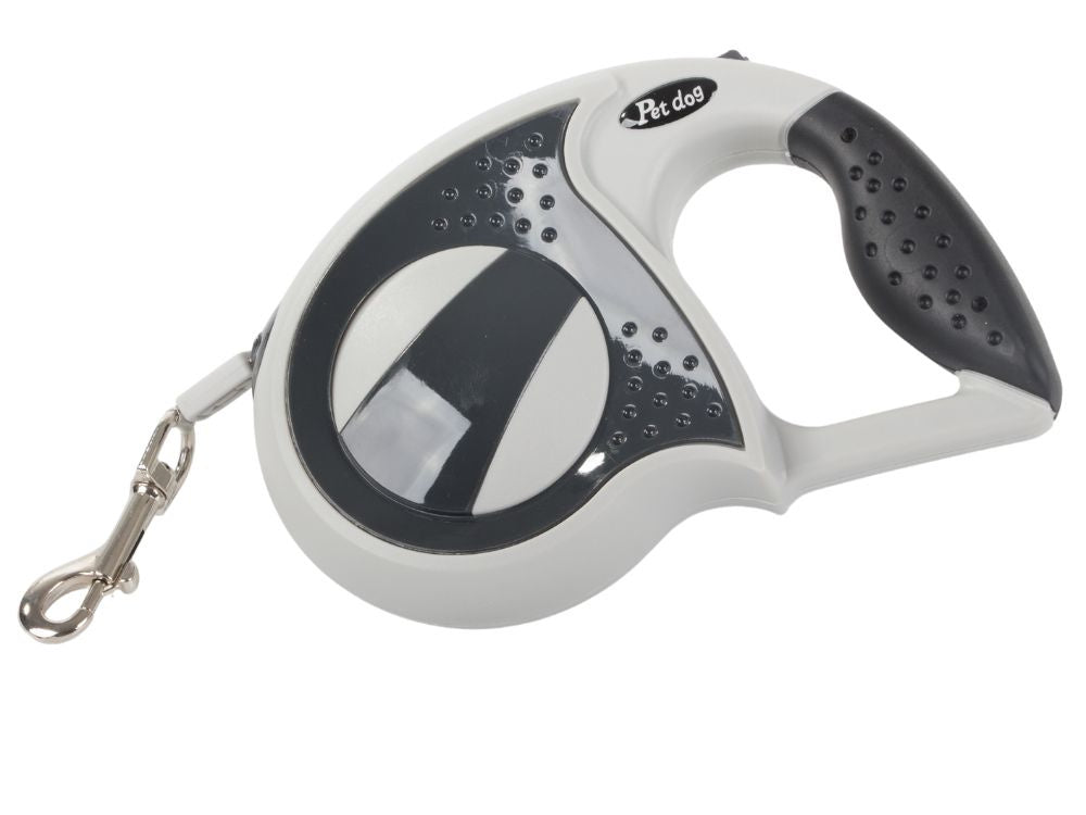 Automātiska pavada 5 m gara sunim līdz 20 kg ar spēcīgu un garu slēdzeni