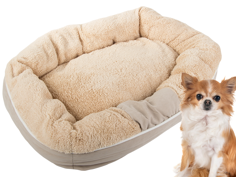 Plīša suņu rotaļu gulta, mīksta spilvena dīvāna gultasveļa, pūkaina