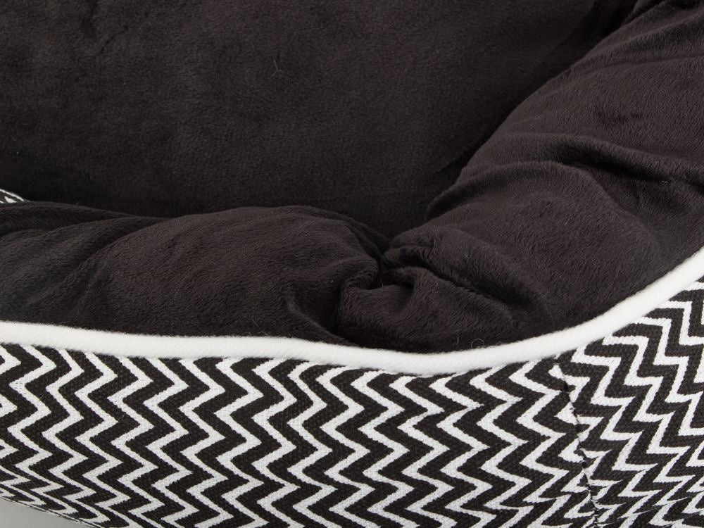 Suņu gulta, mīksta, ērta, pūkaina, plīša gulta ar spilvenu