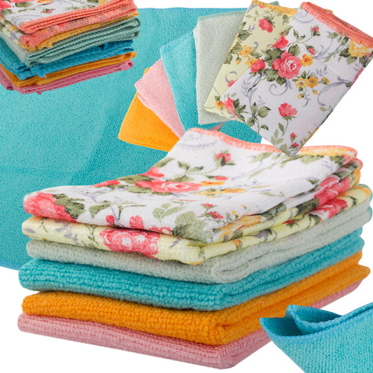 Mikrošķiedras lupatiņu komplekts, 6 lupatiņas