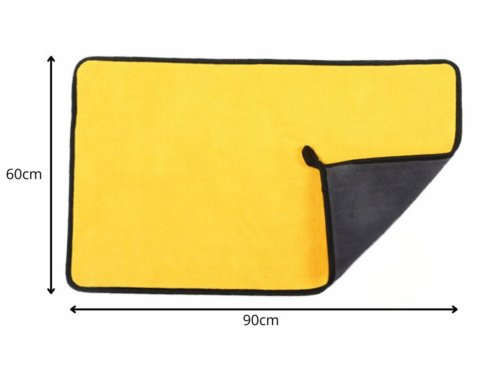 Liela mikrošķiedras salvete universālai logu dzesēšanai 60x90 cm