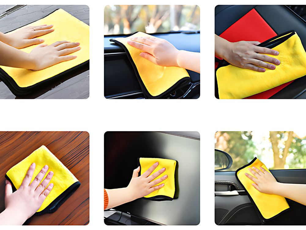 Liela mikrošķiedras salvete universālai logu dzesēšanai 60x90 cm