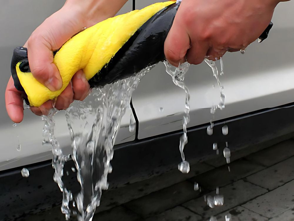 Mikrošķiedras lupatiņas automašīnas logu mikrošķiedras lupatiņu komplekts (3 gab.)