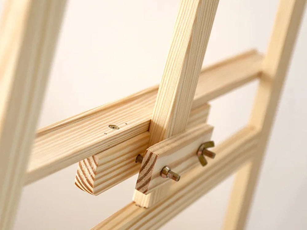 Liels koka gleznošanas molberts āra lietošanai bērniem un pieaugušajiem