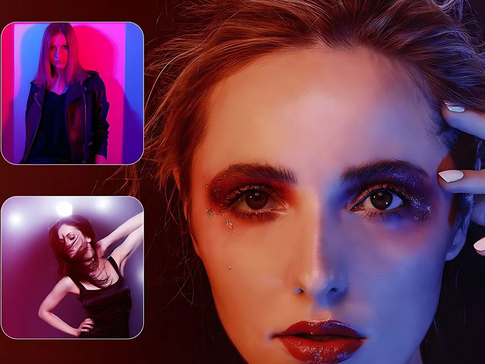 LED RGB gredzenveida gaisma + tālruņa turētājs + regulējams statīvs