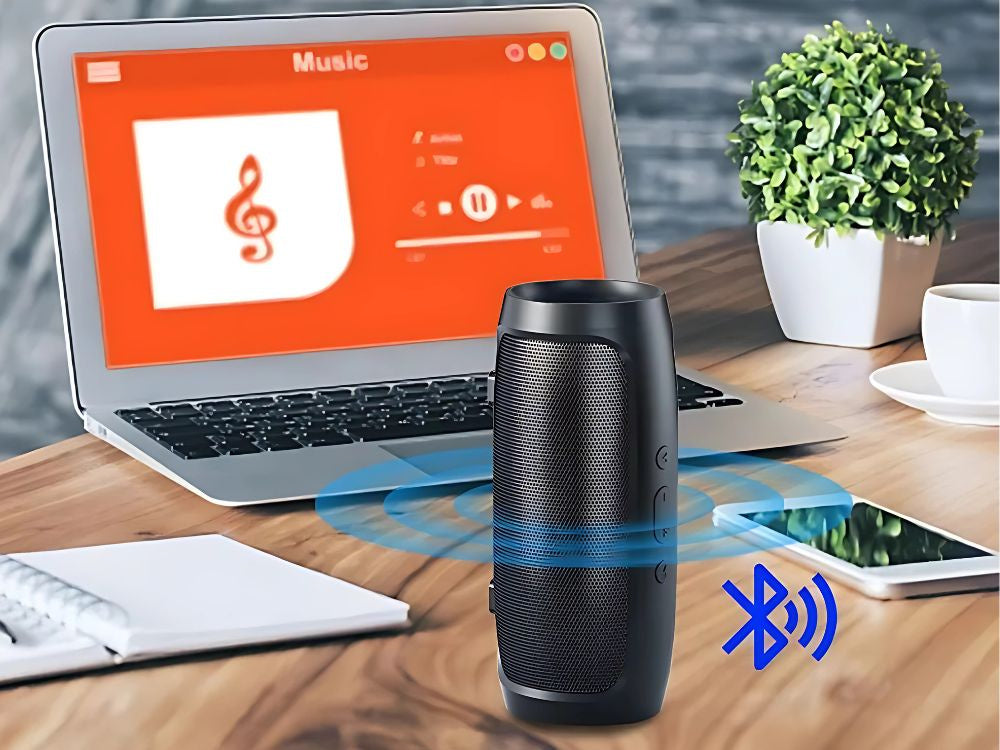 Bluetooth Charge Mini 3+ bezvadu skaļrunis ar USB, microSD un FM adapteri