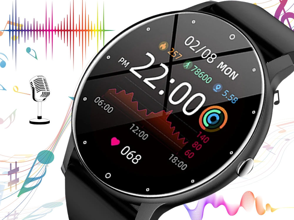 Viedpulkstenis sievietēm, vīriešu, gumijas siksniņa, sporta, Bluetooth zvani