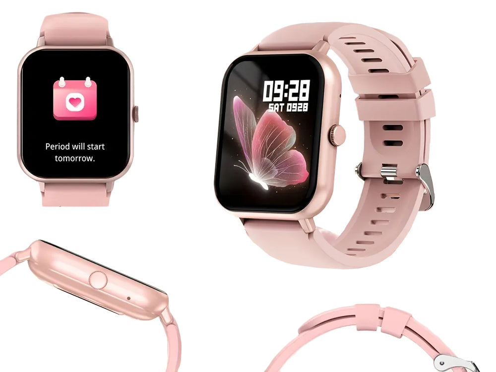 Viedpulkstenis sievietēm, vīriešu, gumijas siksniņa, sporta, Bluetooth zvani