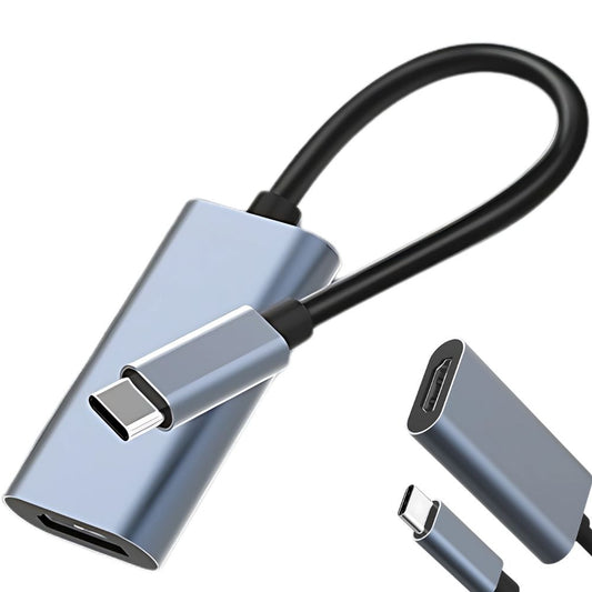 USB-C uz HDMI 4k 60hz 18cm USB 3.1-C klēpjdatora adaptera kabelis Transapter