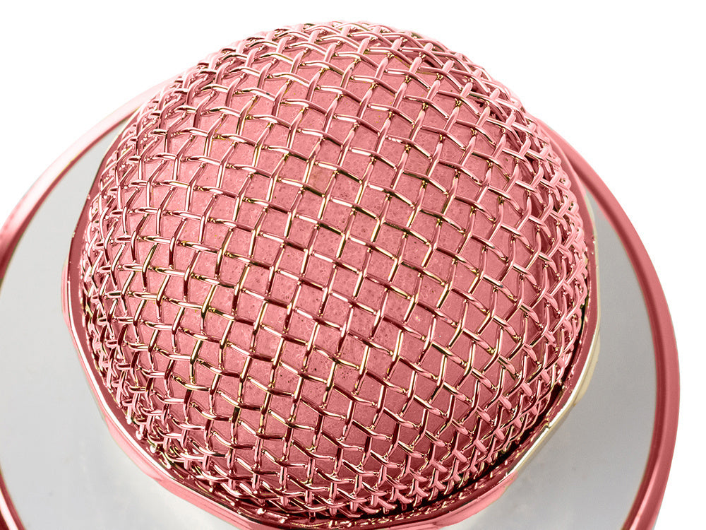 Bezvadu mikrofons Bluetooth karaoke skaļrunis apaļš ar korpusu, dažādi režīmi