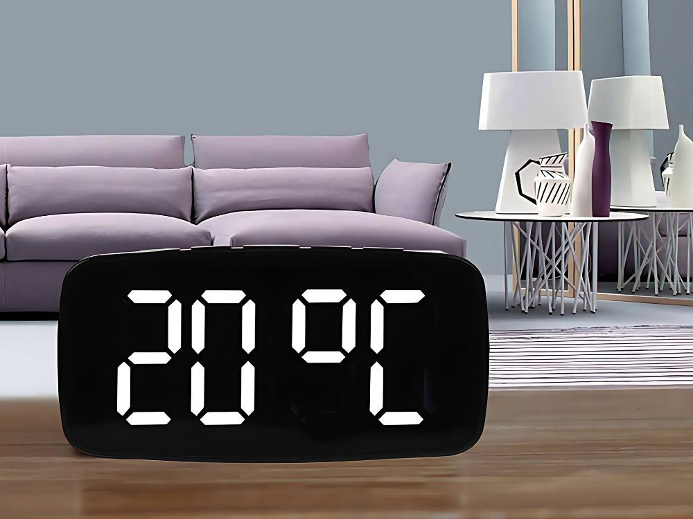 Elektronisks modinātājs ar vibrācijas spilventiņu, LED digitālais tīkla trauksmes signāls