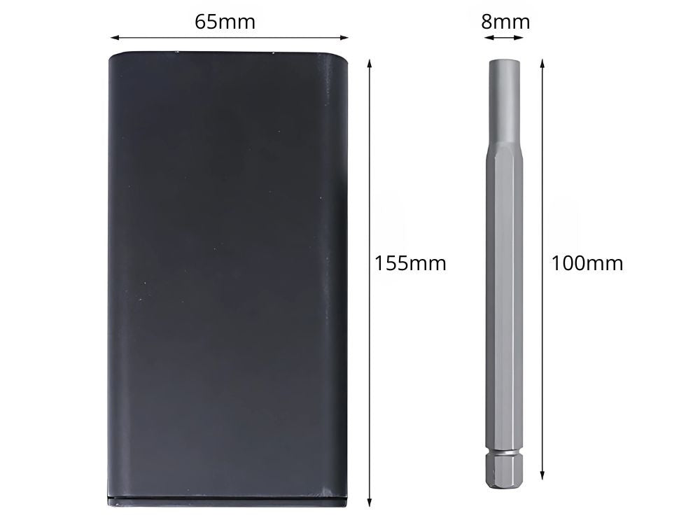 Precīzs skrūvgrieža uzgaļu komplekts ar magnētiskajiem uzgaļiem, 24 uzgaļi + koferis