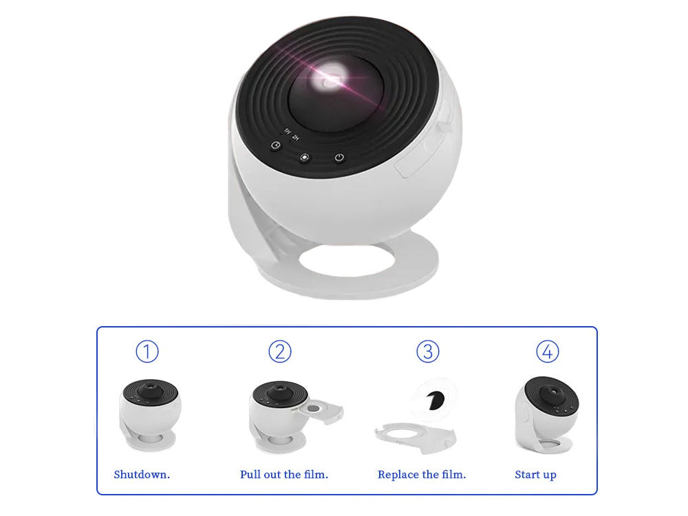 Zvaigžņu projektora planetārija projektora naktsgaismas LED lāzerprojektors