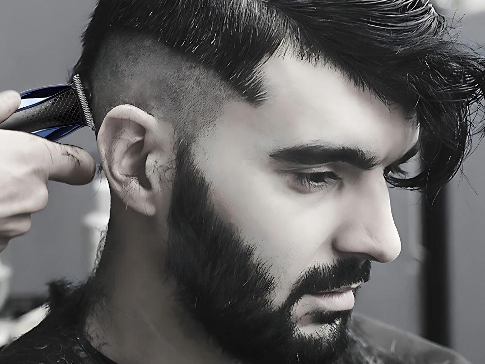 Matu griezēja skuvekļa komplekts ar bezvadu uzgaļiem, USB-C