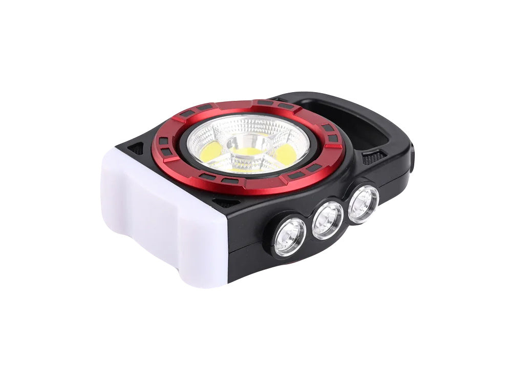 Pārnēsājams, uzlādējams saules lukturītis ar LED gaismas barošanas bloku, atstarotāja jaudu