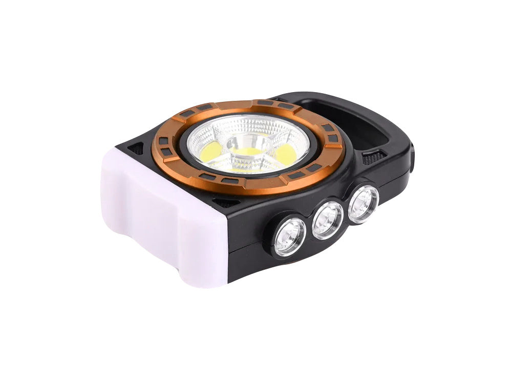 Pārnēsājams, uzlādējams saules lukturītis ar LED gaismas barošanas bloku, atstarotāja jaudu