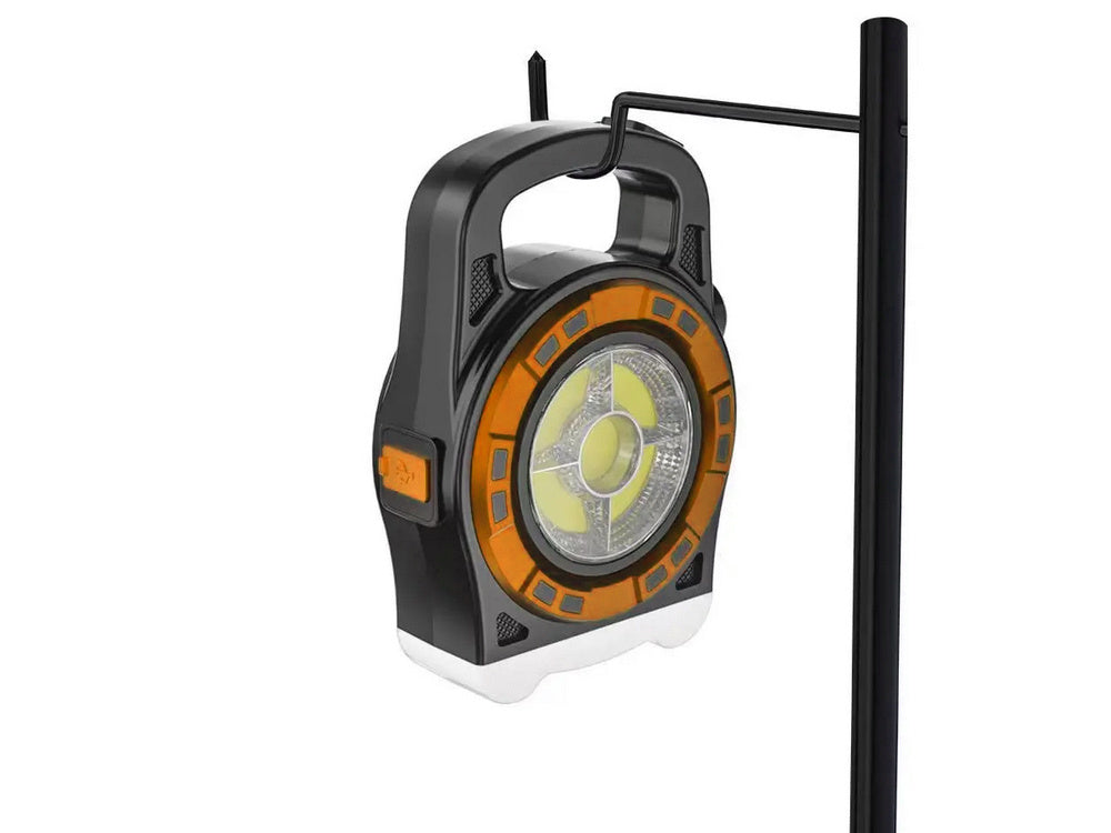 Pārnēsājams, uzlādējams saules lukturītis ar LED gaismas barošanas bloku, atstarotāja jaudu