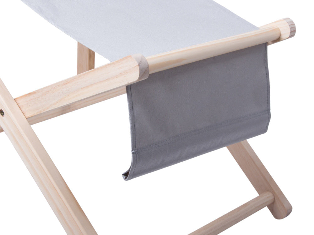 Koka atpūtas krēsls pludmales krēsliem saliekams dārza spilvens pludmales krēsls