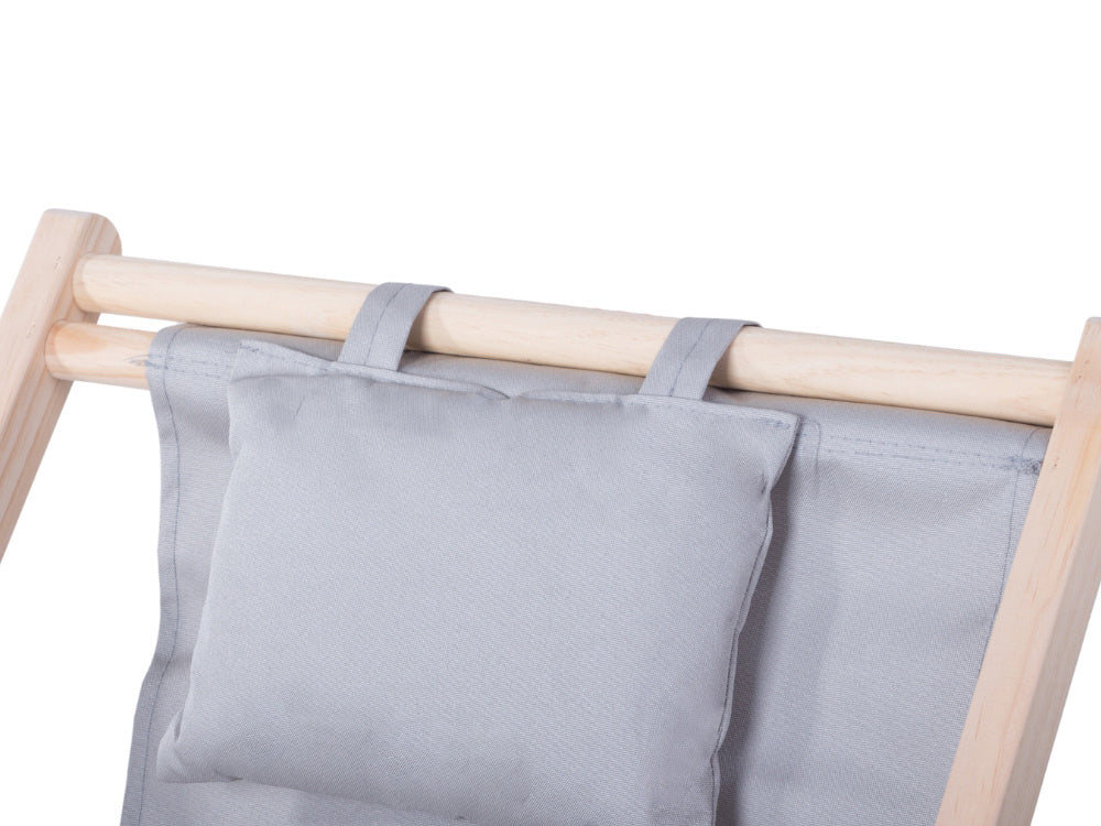 Koka atpūtas krēsls pludmales krēsliem saliekams dārza spilvens pludmales krēsls