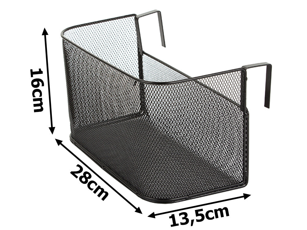 Metāla groza organizators, piekarināms virtuves plaukts