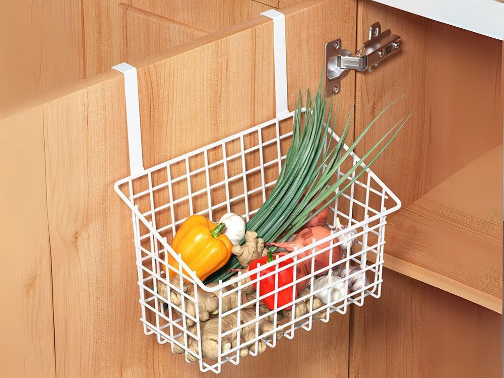 Metāla groza organizators, piekarināms virtuves plaukts